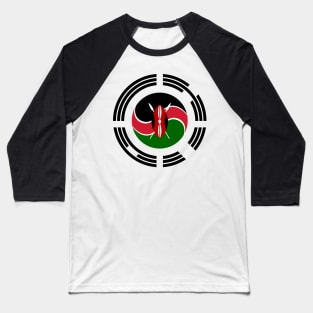 Kenyan Korean Multinational Patriot Flag Series Baseball T-Shirt